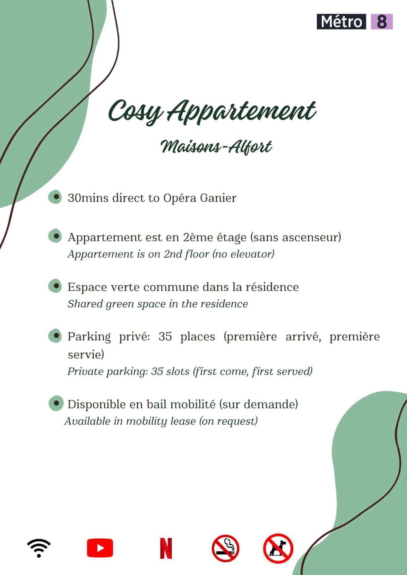 Apartment Alfort - Cosy Maisons-Alfort
